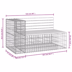 VidaXL 834383 banc de jardin - Vue supplémentaire 8