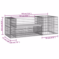VidaXL 3196244 banc de jardin - Vue supplémentaire 8