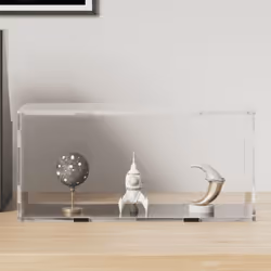 Cette boîte de présentation en acrylique protège entièrement vos articles de la poussière et des dommages. Matériau durable : ...