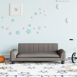 Canapé pour enfants taupe 90x53x30 cm tissu - Vidaxl