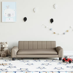 Vidaxl - Canapé pour enfants cappuccino 90x53x30 cm similicuir