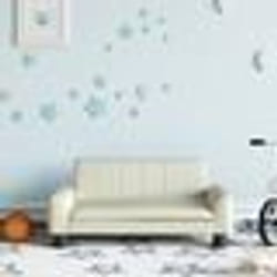 vidaXL Canapé pour enfants crème 70x45x30 cm similicuir