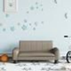 vidaXL Canapé pour enfants cappuccino 70x45x30 cm similicuir