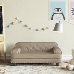 Vidaxl - Canapé pour enfants cappuccino 70x45x30 cm similicuir