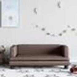 vidaXL Canapé pour enfants marron 80x45x30 cm similicuir