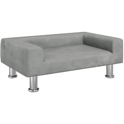 Vidaxl - Canapé pour enfants gris clair 70x45x26,5 cm velours