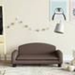 vidaXL Canapé pour enfants marron 70x45x30 cm similicuir