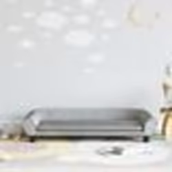 vidaXL Canapé pour enfants gris clair 100x50x26 cm velours
