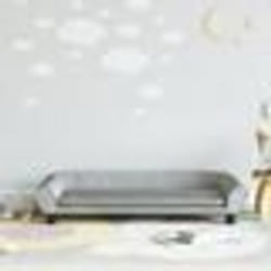 vidaXL Canapé pour enfants gris clair 100x50x26 cm velours