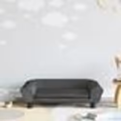 vidaXL Canapé pour enfants gris foncé 70x45x26 cm velours