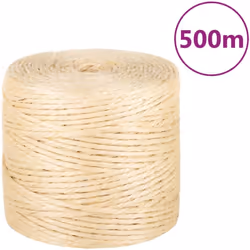 Cette corde en sisal 100 % naturel, avec sa haute résistance à la déchirure et à l'abrasion, est idéale pour un usage domesti ...