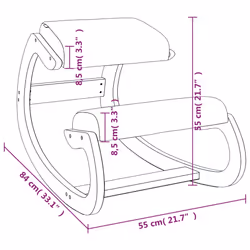 VidaXL 110331 Fauteuil à bascule et planche pour enfant - Vue supplémentaire 8