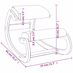 VidaXL 110333 Fauteuil à bascule et planche pour enfant - Vue supplémentaire 8