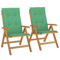 VidaXL 3196438 chaise d'extérieur Terrace Siège rembourré Polyester Vert