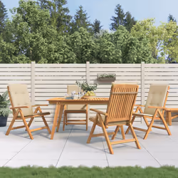 VidaXL 3196466 chaise d'extérieur Terrace Siège rembourré Polyester Beige