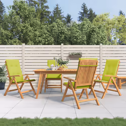 VidaXL 3196474 chaise d'extérieur Terrace Siège rembourré Polyester Vert