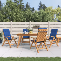 VidaXL 3196503 chaise d'extérieur Terrace Siège rembourré Polyester Bleu