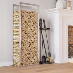 Ce support pour bois de chauffage est une solution idéale pour ranger proprement votre bois de chauffage. Matériau durable :  ...