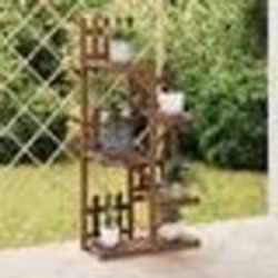 vidaXL Portant de bois de chauffage 80x28x86 cm acier inoxydable