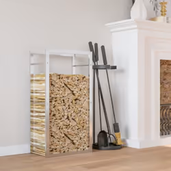 Ce support pour bois de chauffage est une solution idéale pour ranger proprement votre bois de chauffage. Matériau durable :  ...