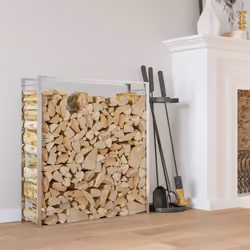 Ce support pour bois de chauffage est une solution idéale pour ranger proprement votre bois de chauffage. Matériau durable :  ...