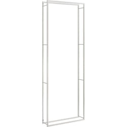 Vidaxl - Portant de bois de chauffage 110x28x312 cm acier inoxydable