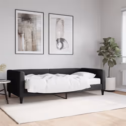 VidaXL 3196572 canapé lit sofa Noir