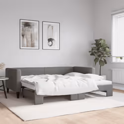 VidaXL 3196589 canapé lit sofa Gris