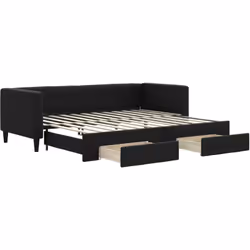 Ce lit de repos 2 en 1 avec lit gigogne, servant à la fois de canapé et de lit, constitue un supplément pratique et accrocheu ...