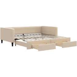 Ce lit de repos 2 en 1 avec lit gigogne, servant à la fois de canapé et de lit, constitue un supplément pratique et accrocheu ...
