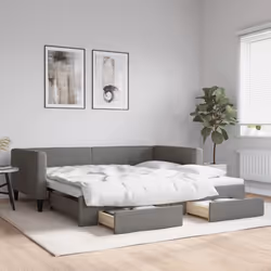 VidaXL 3196625 canapé lit sofa Gris