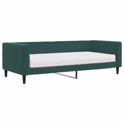 VidaXL 3196669, lit sofa, Vert, mousse, Métal, Polyester, Bois, 2230 mm, 1000 mm