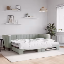 VidaXL 3196684 canapé lit sofa Gris