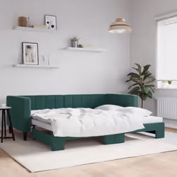 VidaXL 3196693 canapé lit sofa Vert