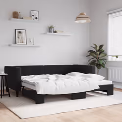 VidaXL 3196695 canapé lit sofa Noir