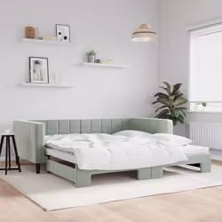 VidaXL 3196698 canapé lit sofa Gris