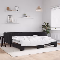 VidaXL 3196702 canapé lit sofa Noir