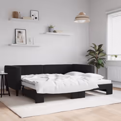 VidaXL 3196706 canapé lit sofa Noir