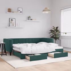 VidaXL 3196741 canapé lit sofa Vert