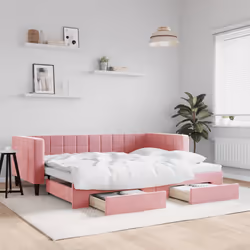 VidaXL 3196742 canapé lit sofa Rose