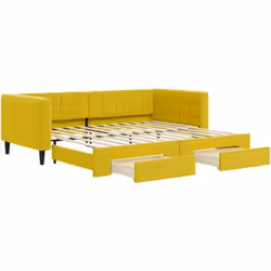 Ce lit de repos 2 en 1 avec lit gigogne, servant à la fois de canapé et de lit, constitue un supplément pratique et accrocheu ...