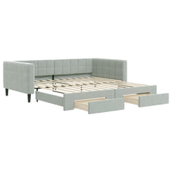VidaXL 3196746 canapé lit sofa Gris