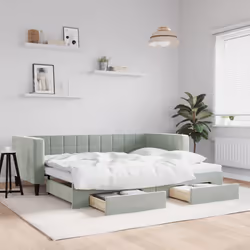 VidaXL 3196752 canapé lit sofa Gris