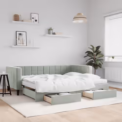 VidaXL 3196763 canapé lit sofa Gris