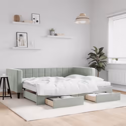 VidaXL 3196770 canapé lit sofa Gris