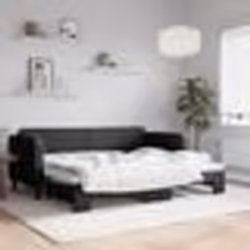 vidaXL Lit de jour avec gigogne sans matelas 80x200 cm - 180 x 200 cm