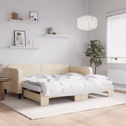 VidaXL 3196833 canapé lit sofa Crème