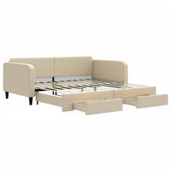 VidaXL 3196861 canapé lit sofa Crème