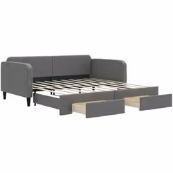 Ce lit de repos 2 en 1 avec lit gigogne, servant à la fois de canapé et de lit, constitue un supplément pratique et accrocheu ...