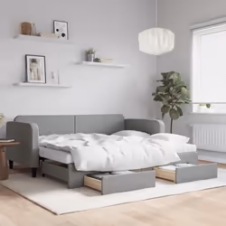 VidaXL 3196870 canapé lit sofa Gris